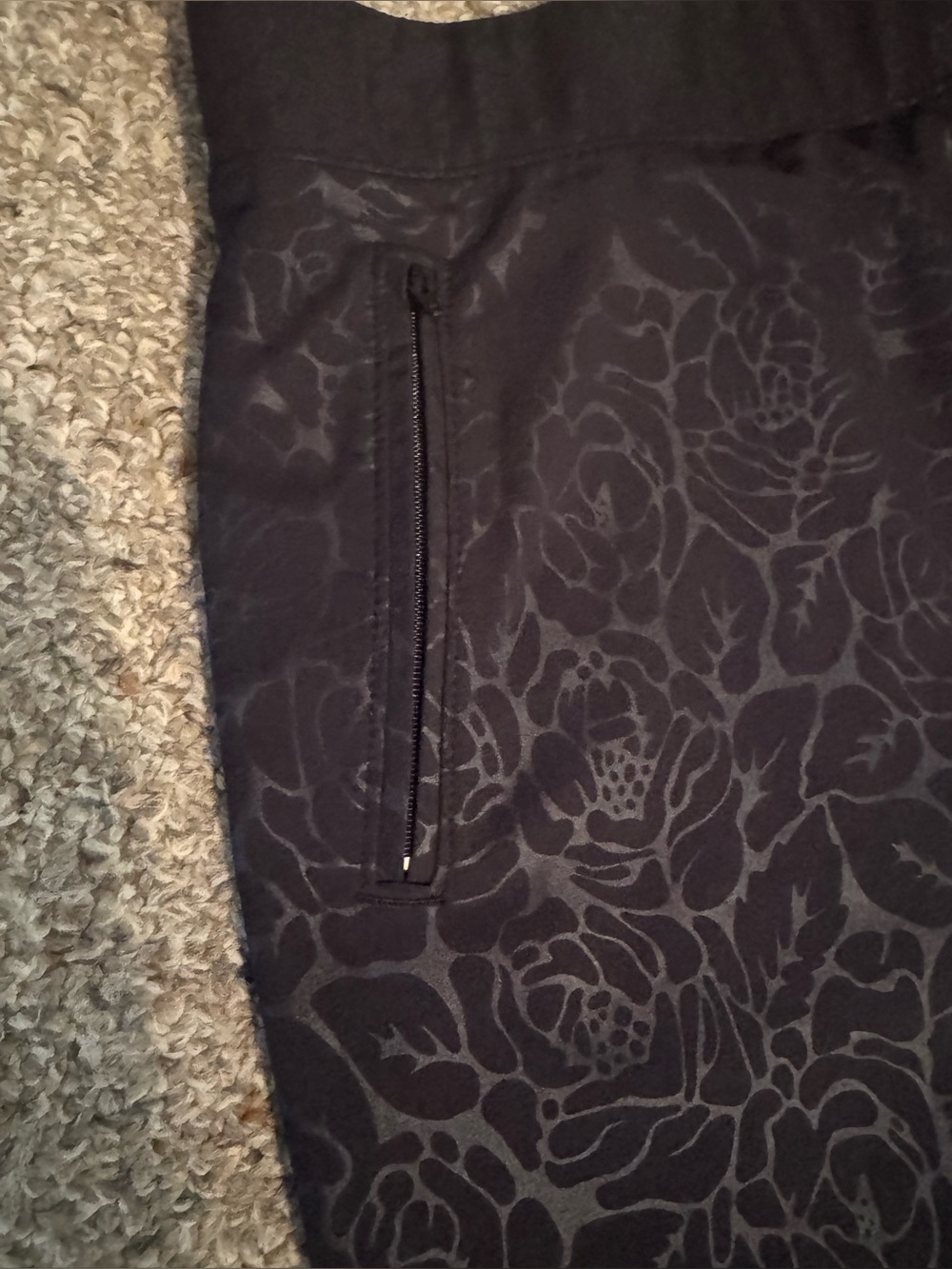 Orvis Black Floral Athletic Skirt - Picture 3 of 8